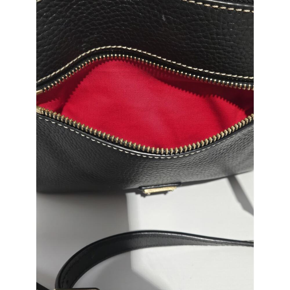 Dooney & Bourke Pebble Leather Allison Crossbody Bag Purse Black - Picture 9 of 16